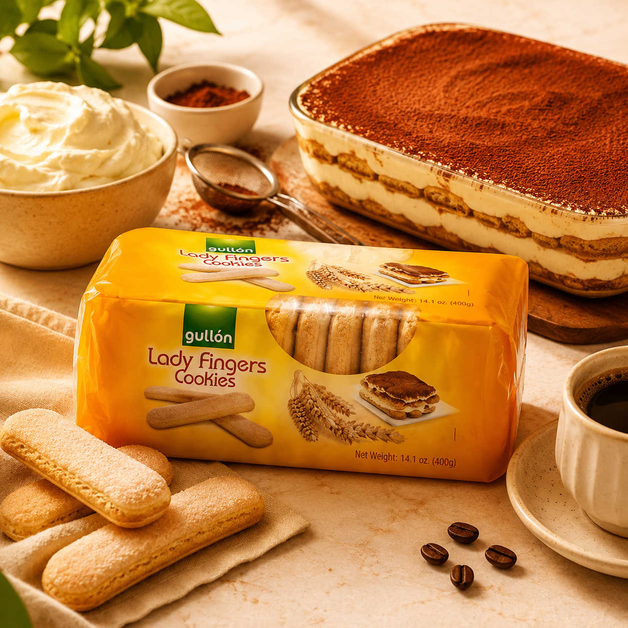GULLON Lady Fingers Cookies 14.1 oz