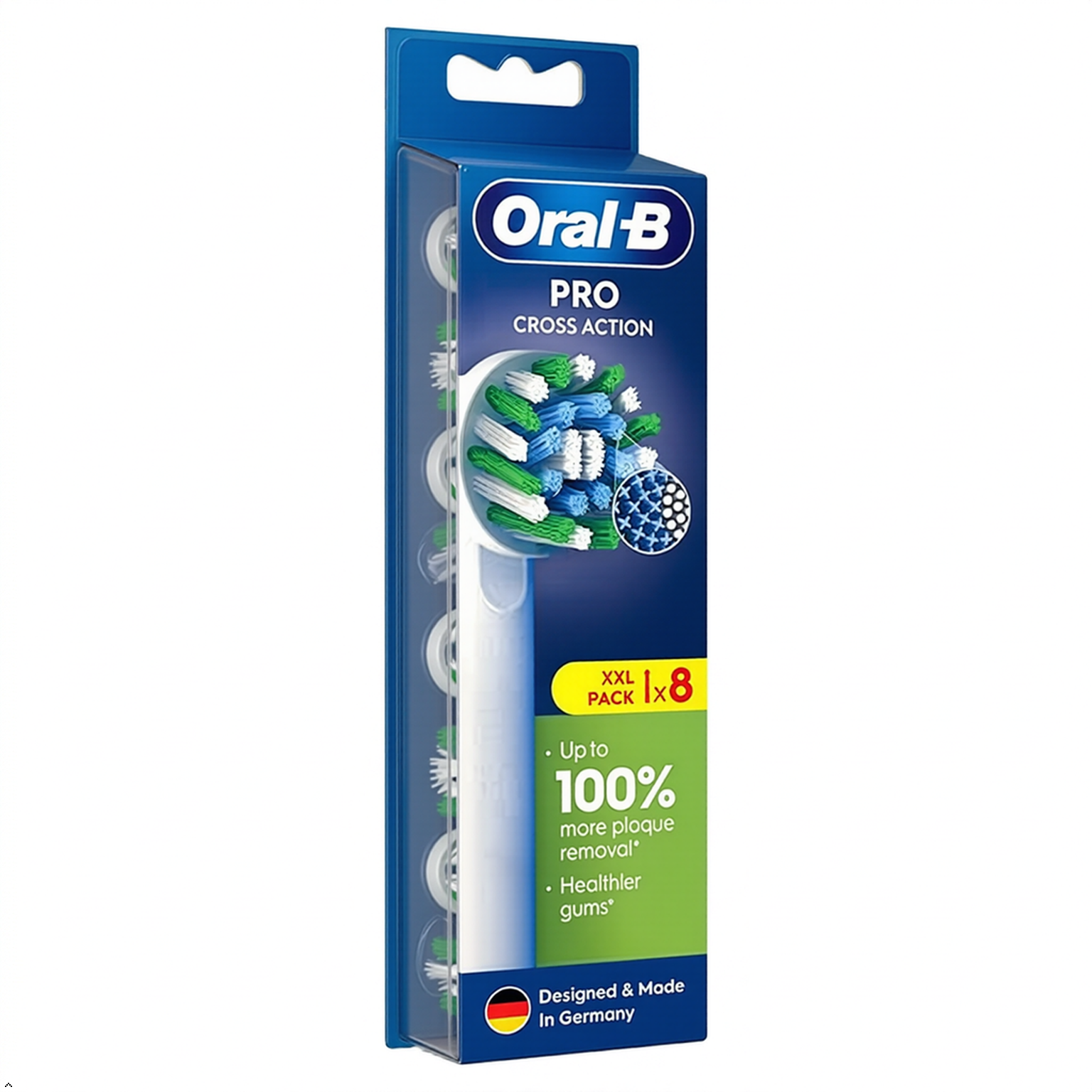 Oral-B CrossAction Replacement Brush Heads, 8 Count Oral-B