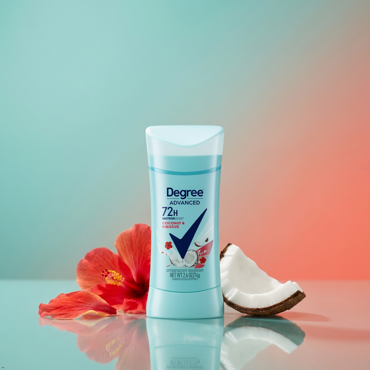 Degree, Antiperspirant Deodorant Coconut & Hibiscus, 2.6 oz Degree
