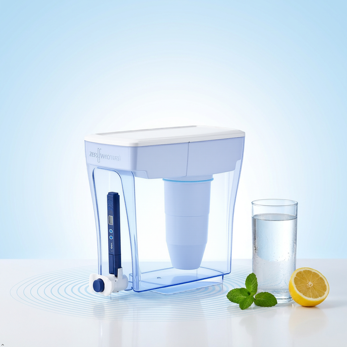 ZeroWater 20-Cup Water Filter Dispenser, Removes PFOA/PFAS ZeroWater