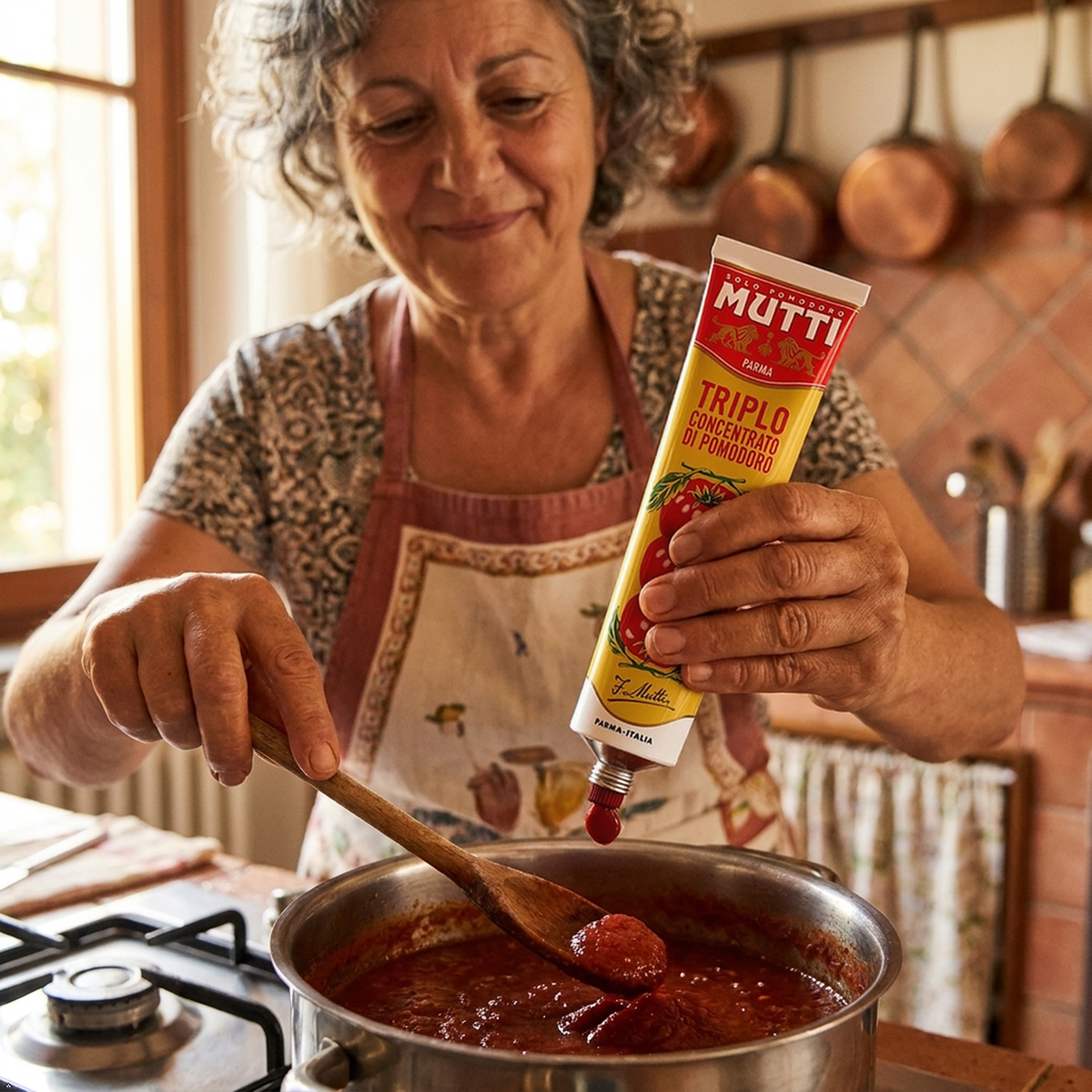 Mutti Triple Concentrated Tomato Paste (Triplo Concentrato), 6.5 oz Tube Mutti
