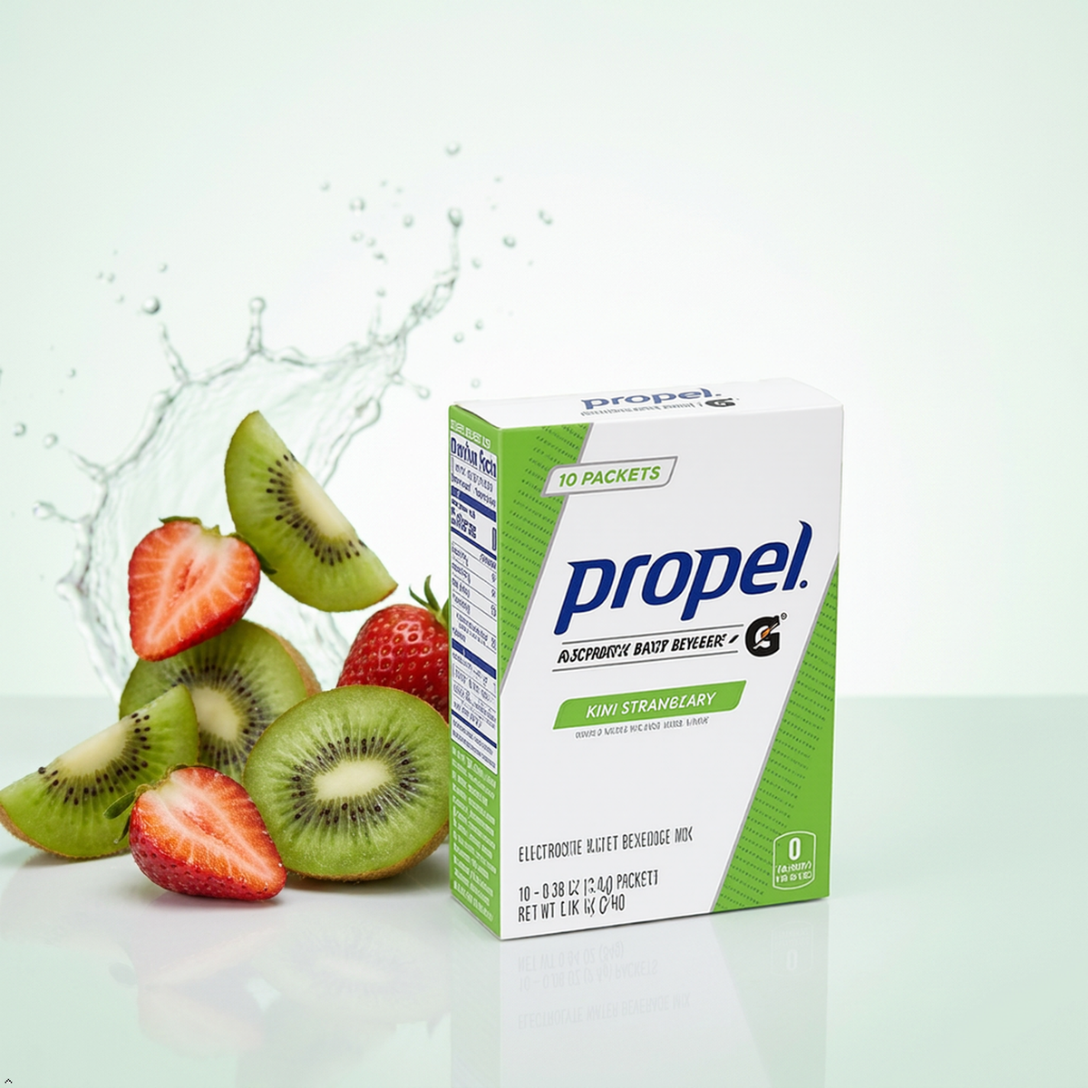 Propel Powder Packets Kiwi Strawberry With Electrolytes, 10 Count (Pack of 5) Propel