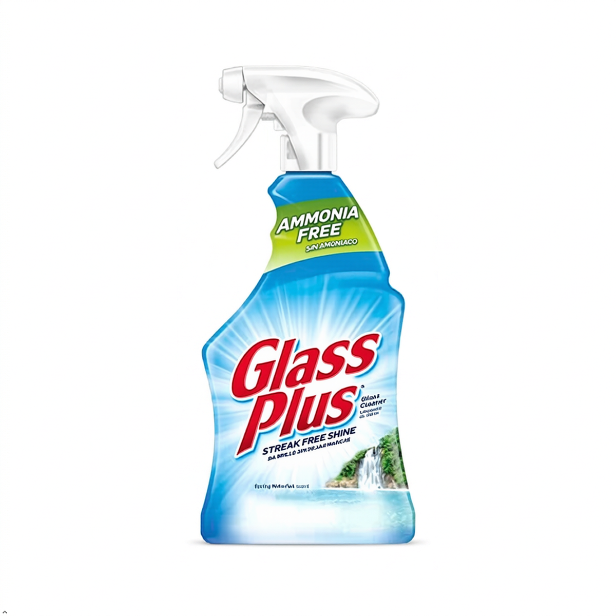 Glass Plus Glass Cleaner, 32 fl oz Bottle, Multi-Surface Glass (Pack of 3) Glass Plus