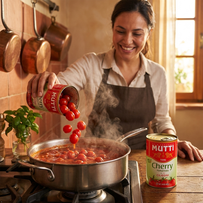Mutti Cherry Tomatoes (Ciliegini), 14 oz (Pack of 12) Mutti