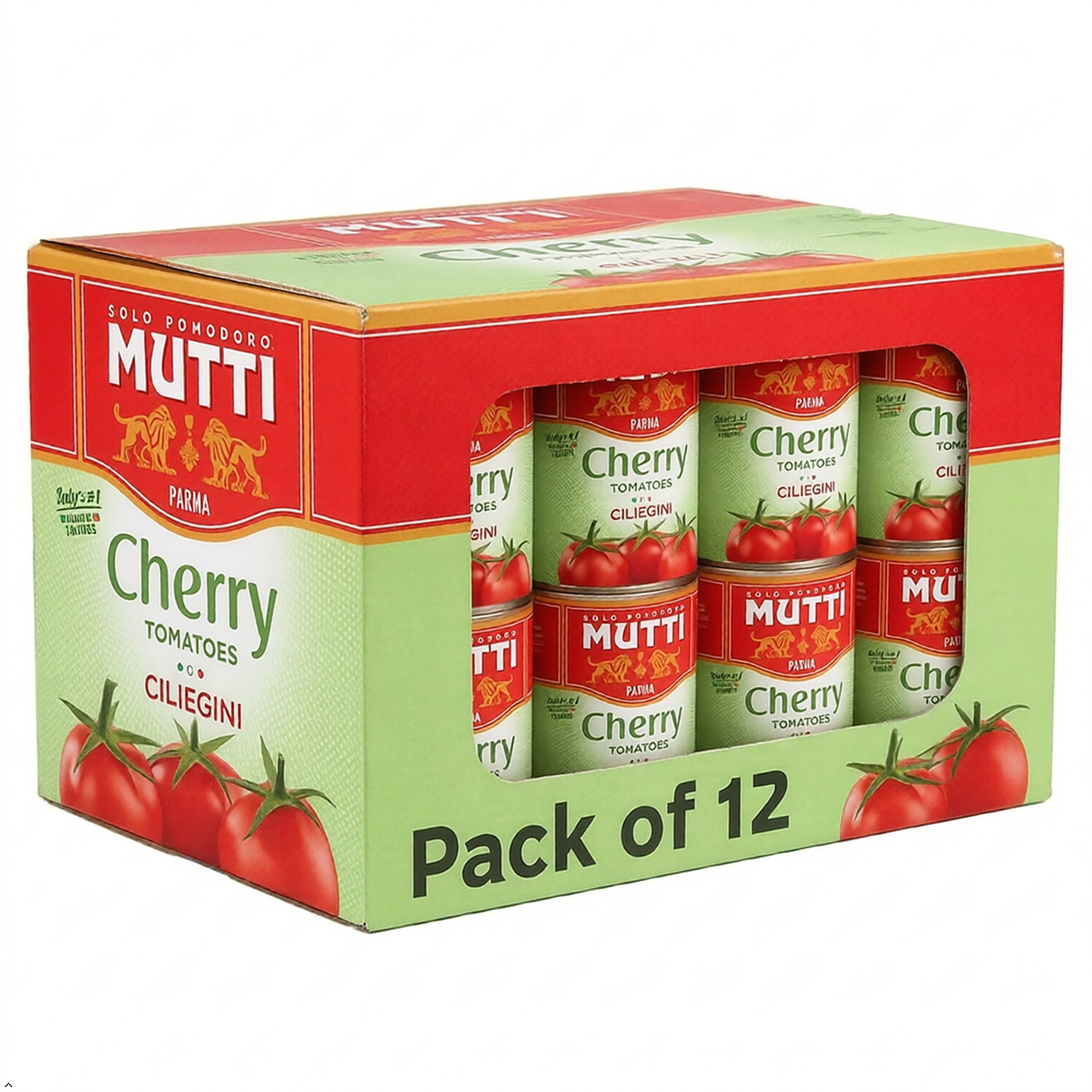 Mutti Cherry Tomatoes (Ciliegini), 14 oz (Pack of 12) Mutti