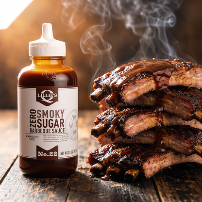 Lillie's Q Zero Sugar Smoky BBQ Sauce, 13.8 oz Lillie's Q
