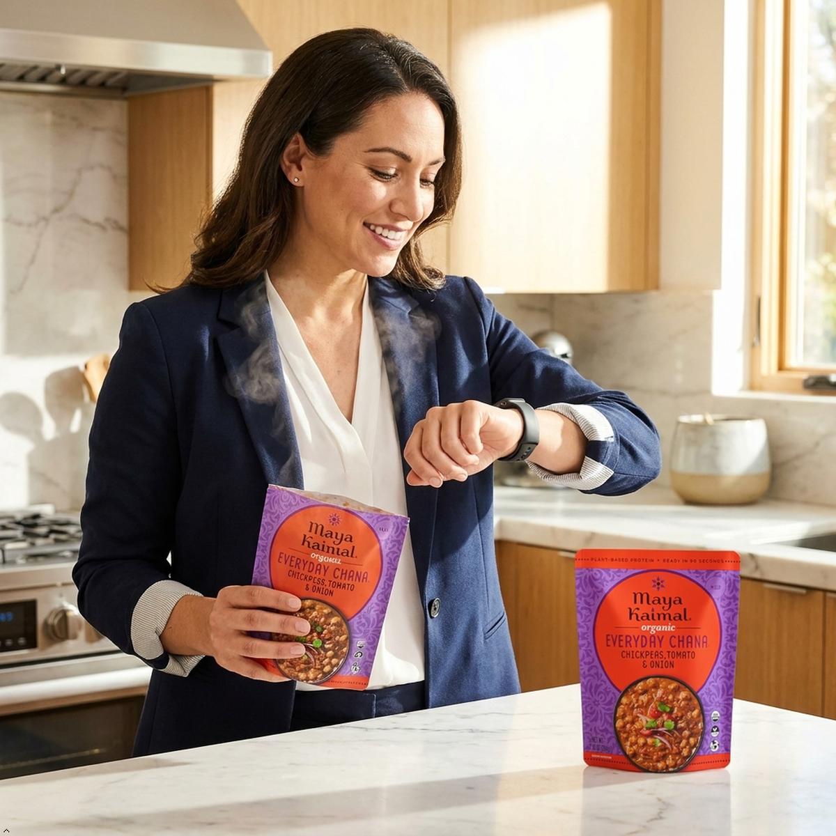MAYA KAIMAL Organic Everyday Chana with Tomato + Onion, 10 oz Maya Kaimal