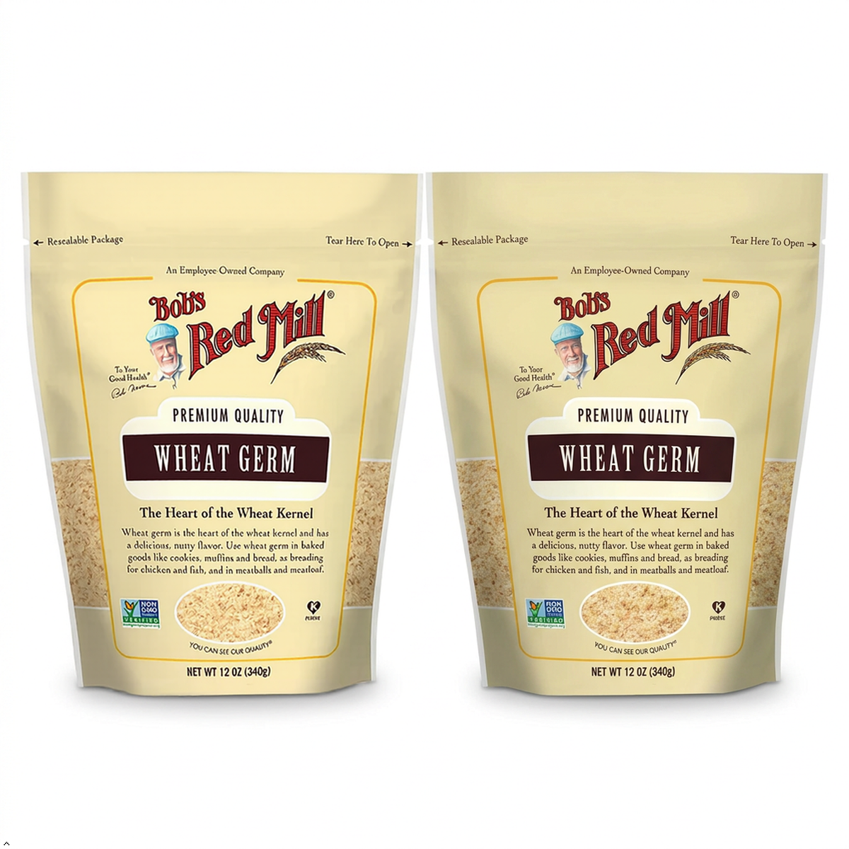 Bob's Red Mill Wheat Germ, 12 oz (Pack of 2) Bob's Red Mill