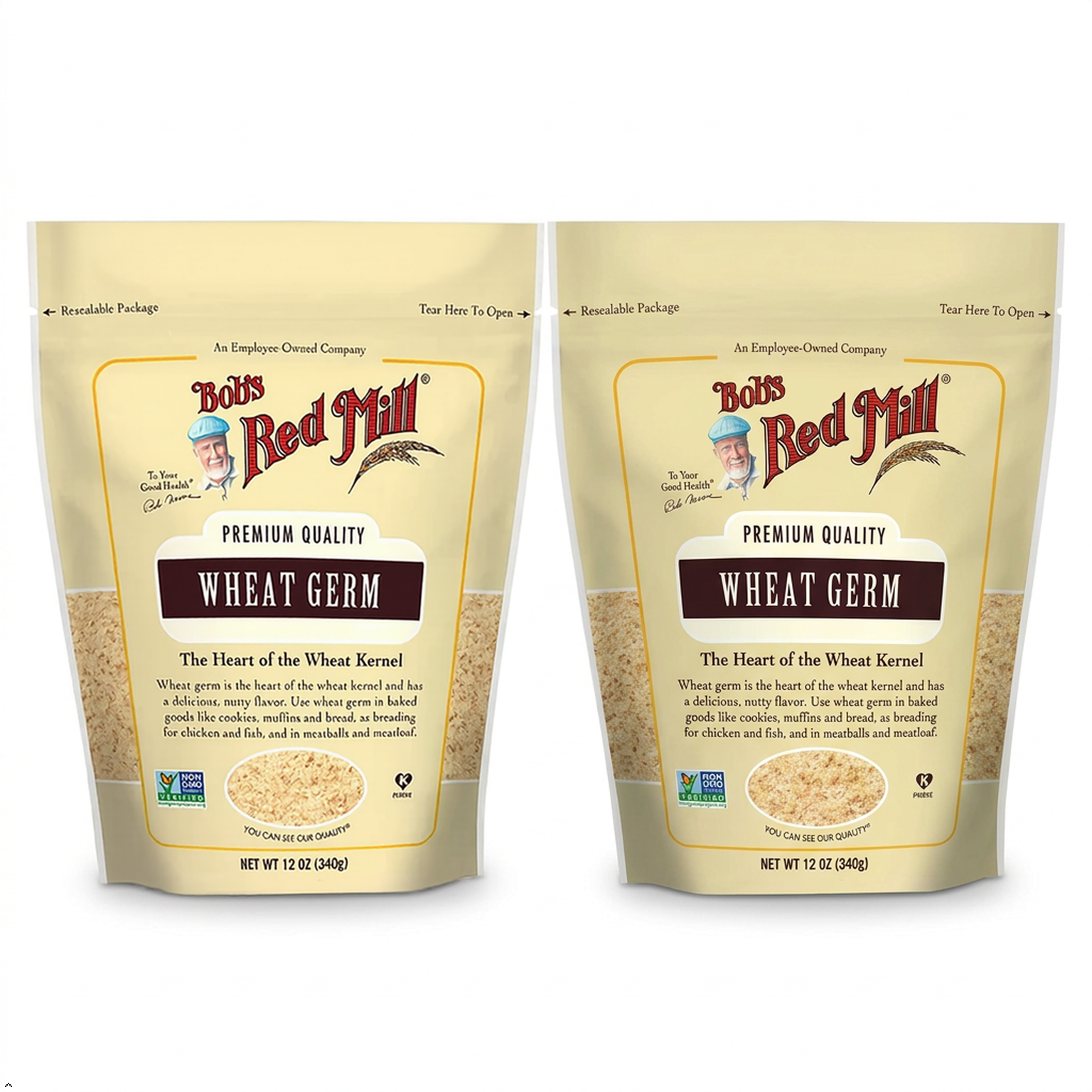 Bob's Red Mill Wheat Germ, 12 oz (Pack of 2) Bob's Red Mill