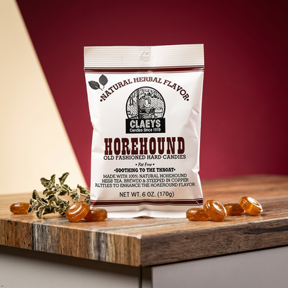 Claeys HOREHOUND HARD CANDY6 oz (A) Claeys