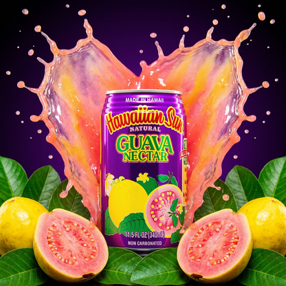 Hawaiian Sun Nectar, Guava, 11.5 fl oz (Pack of 24) Hawaiian Sun