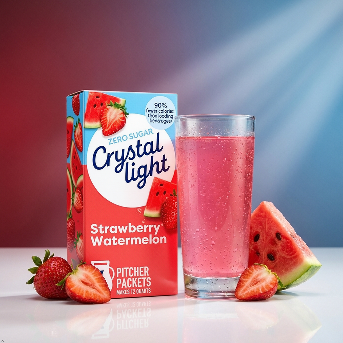 Crystal Light Drink Mix, Zero Sugar Powdered Water Enhancer (Pack of 4) Crystal Light
