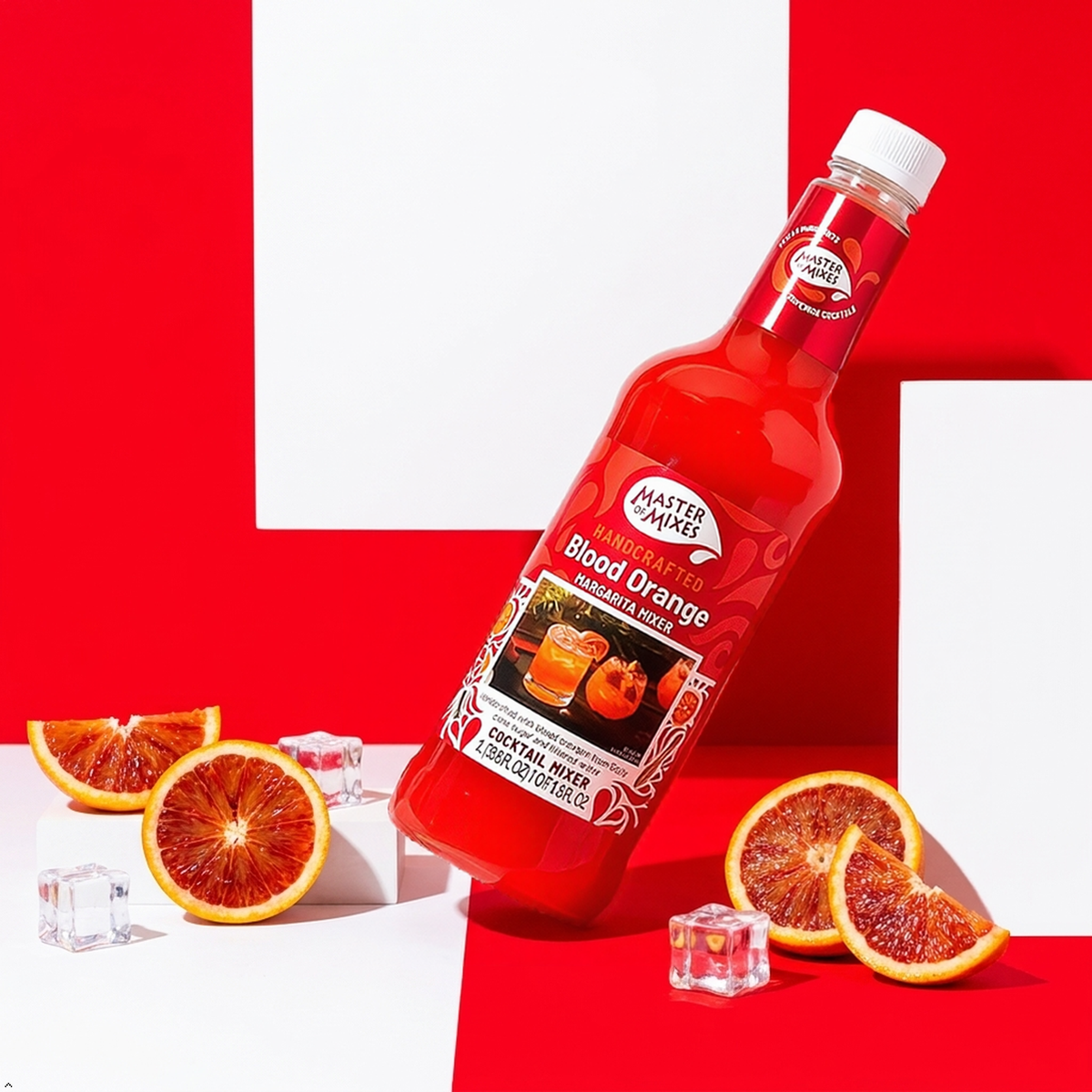 Master of Mixes Blood Orange Margarita Mix, 1 L / 33.8 fl oz Master of Mixes
