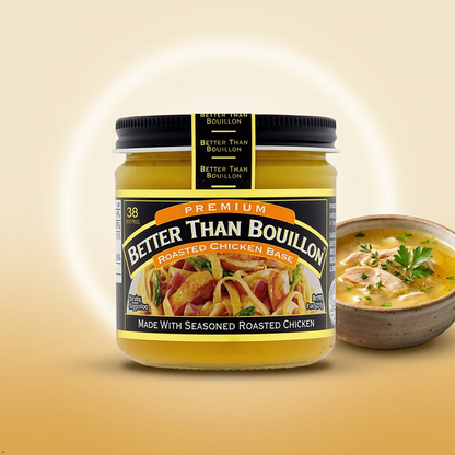 Better Than Bouillon Roasted Chicken Base, Made with Seasoned (Pack of 2) Better Than Bouillon