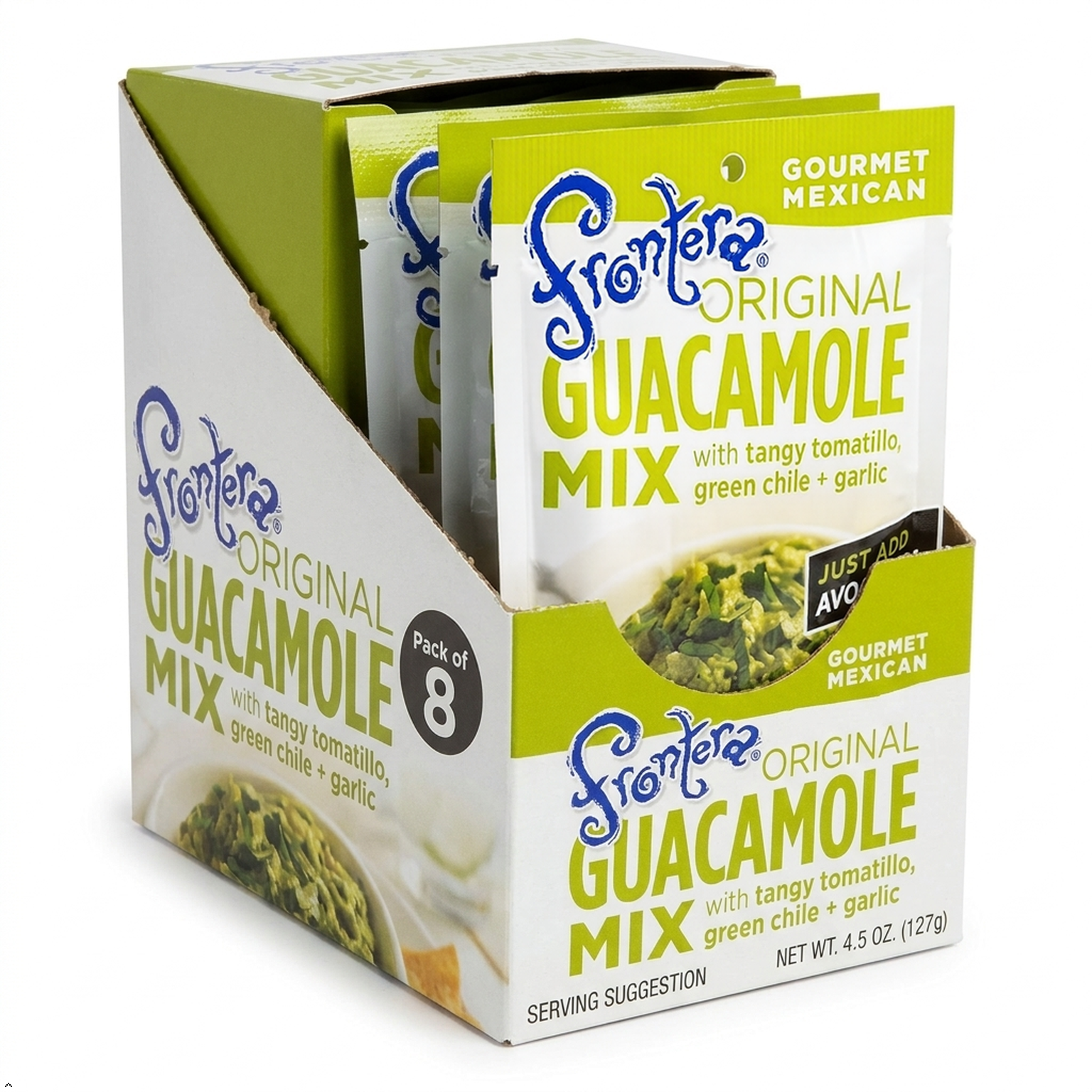 Frontera Foods Original Guacamole Mix - Guacamole Mix - (Pack of 8) - 4.5 oz Frontera Foods