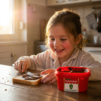 Eurocrem Hazelnut Milk and Cocoa Spread 500g Eurocrem
