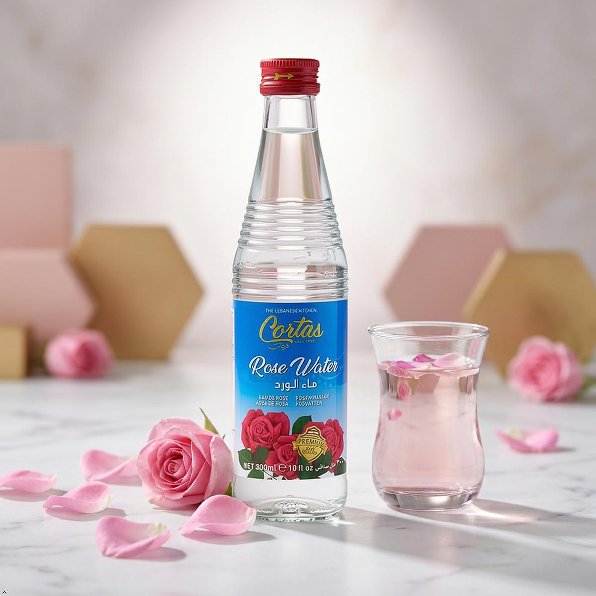 CORTAS Rose Flower Water, 10 oz Cortas