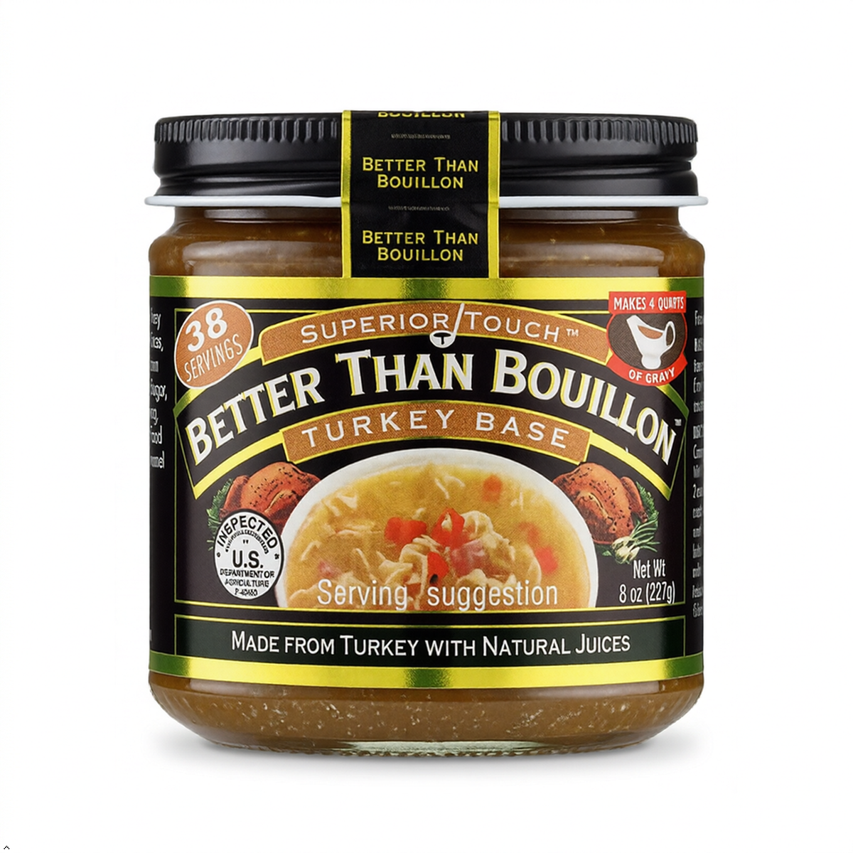 Better Than Bouillon Premium Turkey Base, Makes 38 Cups of Broth, 8 oz Better Than Bouillon