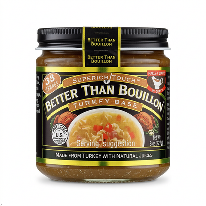 Better Than Bouillon Premium Turkey Base, Makes 38 Cups of Broth, 8 oz Better Than Bouillon