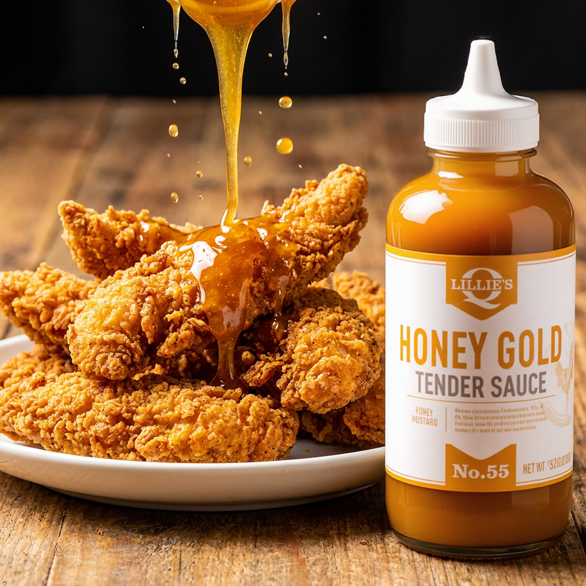 Lillies Q Honey Gold Tender Sauce, 15.2 oz Lillie's Q