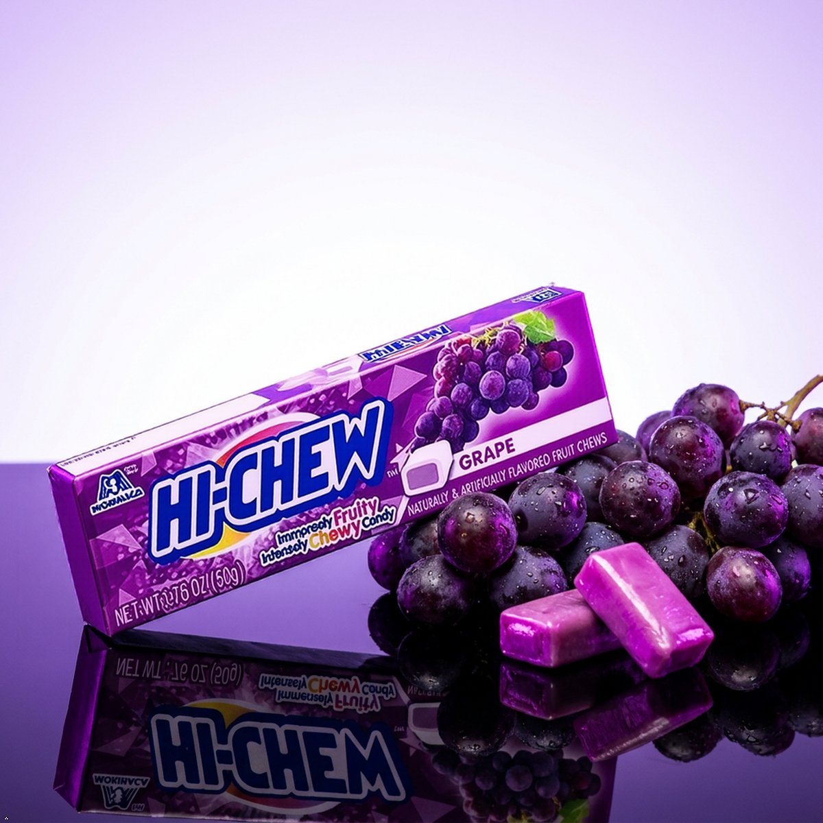 Hi-Chew Stick Grape, 1.76 oz (Pack of 10) Hi-Chew