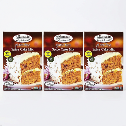 Namaste Foods, Gluten Free Spice Cake Mix, 26-Ounce Bags (Pack of 3) Namaste Foods