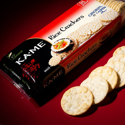 KA-ME Rice Cracker Original 3.50 oz (Pack of 12) KA-ME