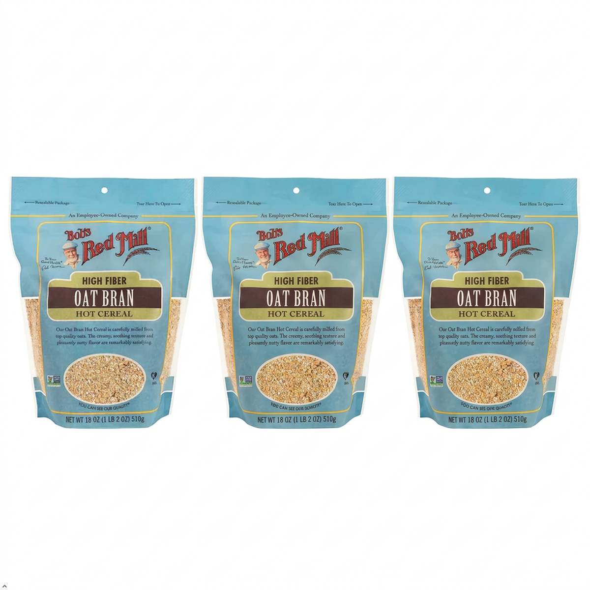 Bob's Red Mill Cereal Oat Bran, 18-Ounce (Pack of 3) Bob's Red Mill