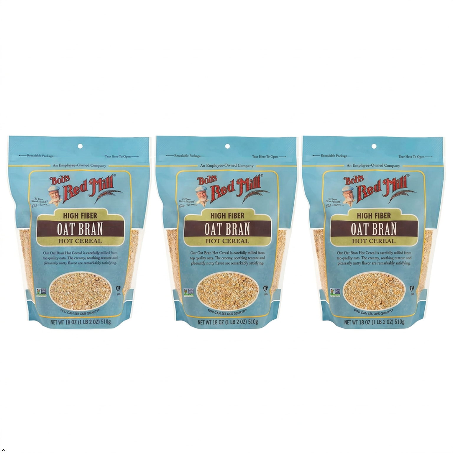 Bob's Red Mill Cereal Oat Bran, 18-Ounce (Pack of 3) Bob's Red Mill