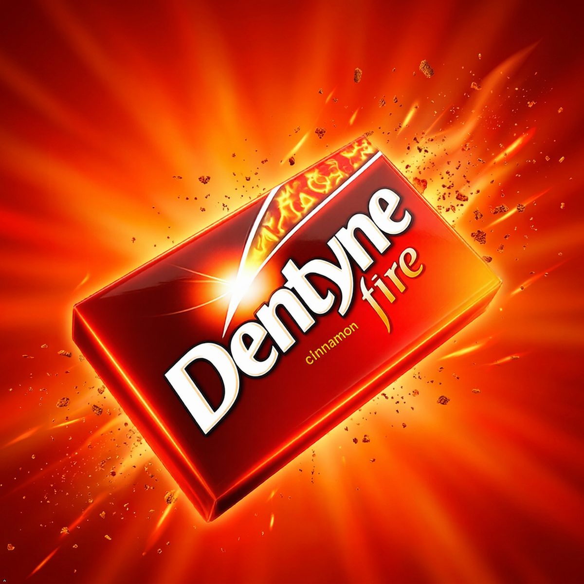 Dentyne Fire Spicy Cinnamon Sugar-Free Gum, 12 Count Dentyne