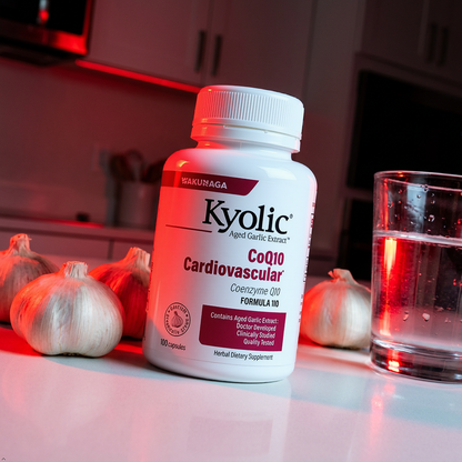 Kyolic Aged Garlic Extract Coq10 Cardiovascular\* Formula 110 100 Capsules Kyolic