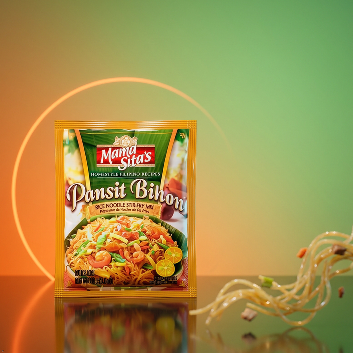 Mama Sita's Pansit Bihon Rice Noodle Stir-Fry Mix, Net Wt 1.4 oz (Pack of 3) Mama Sita's