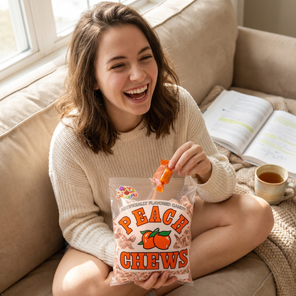 Albert's Peach Chews,0.01 oz, 240 Count Bag Albert's