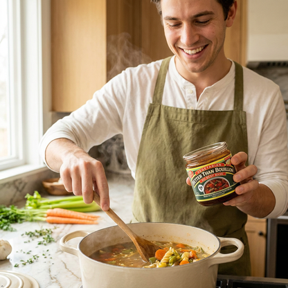 Better Than Bouillon Vegetarian No Beef Base, Made with Seasoned (Pack of 2) Better Than Bouillon