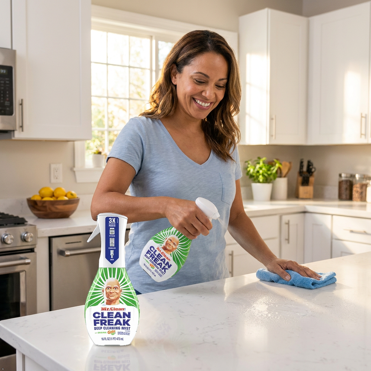 Mr. Clean Freak Deep Cleaning Mist Multi-Surface Spray with Gain Original Mr. Clean