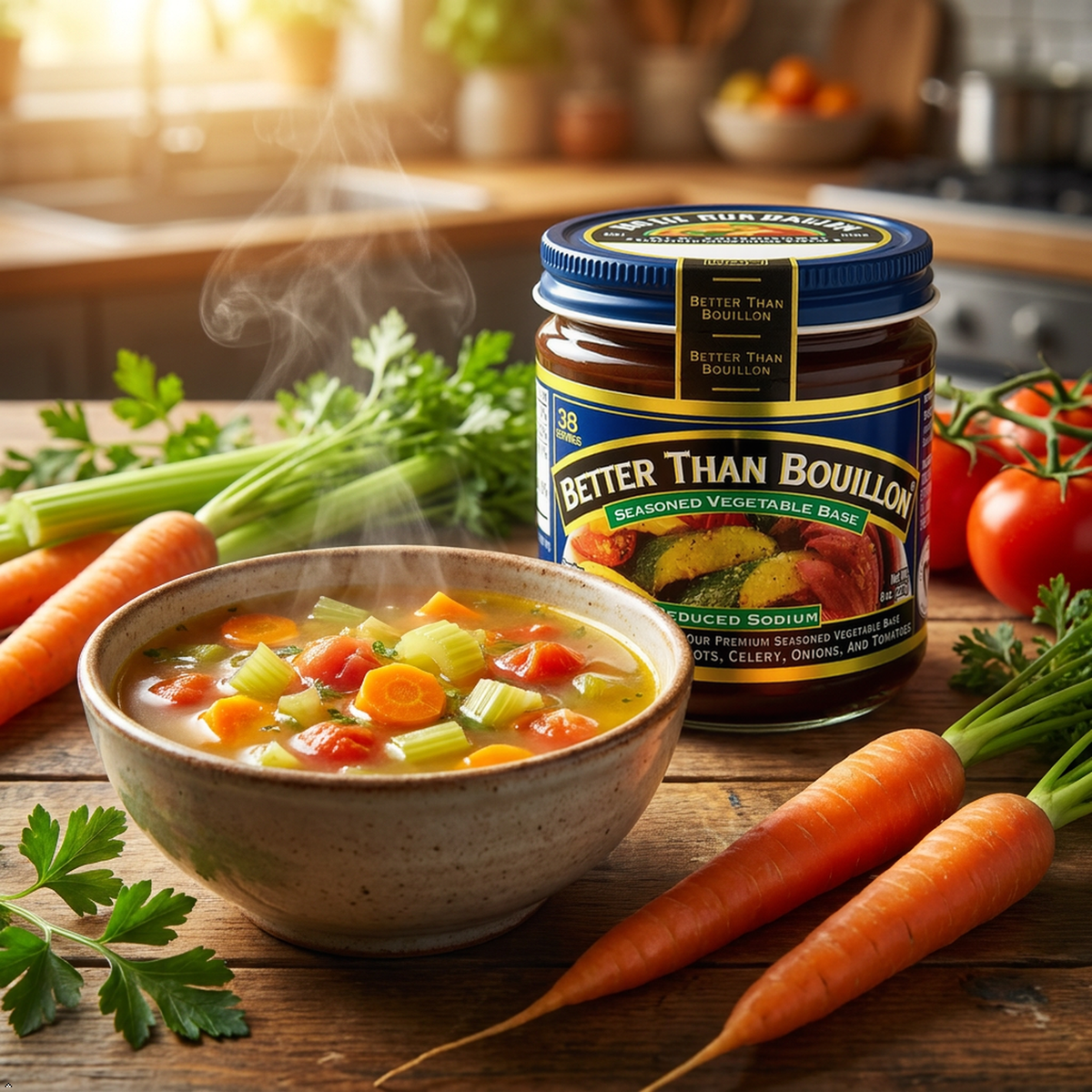 Better Than Bouillon Reduced Sodium Seasoned Vegetable Base, 8 oz Better Than Bouillon