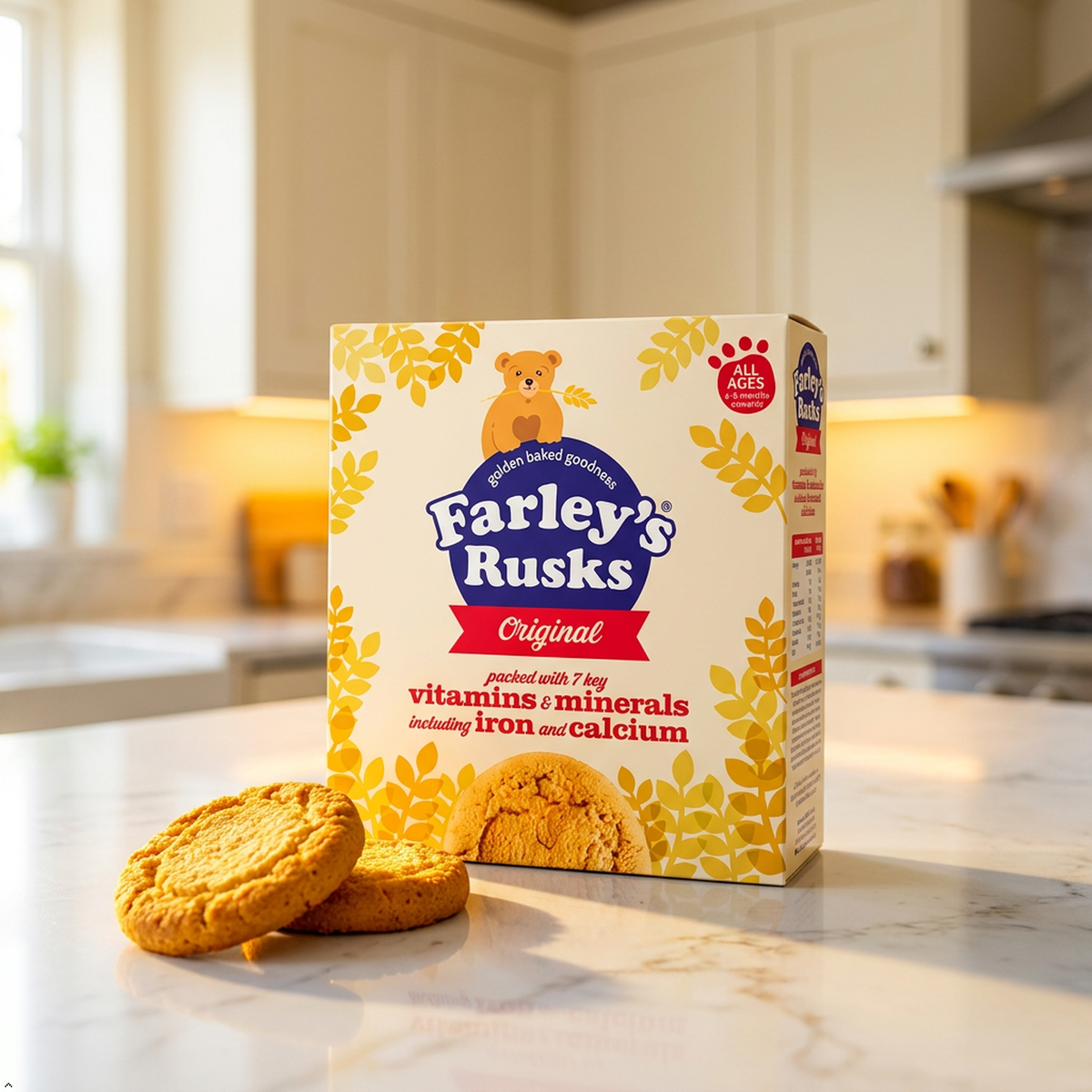 Farleys Rusks 18s (300gs) Farley's