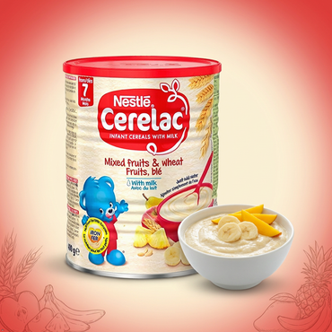 Nestle Cerelac, Mixed Fruits and Wheat with Milk, 14.1 oz Can Cerelac