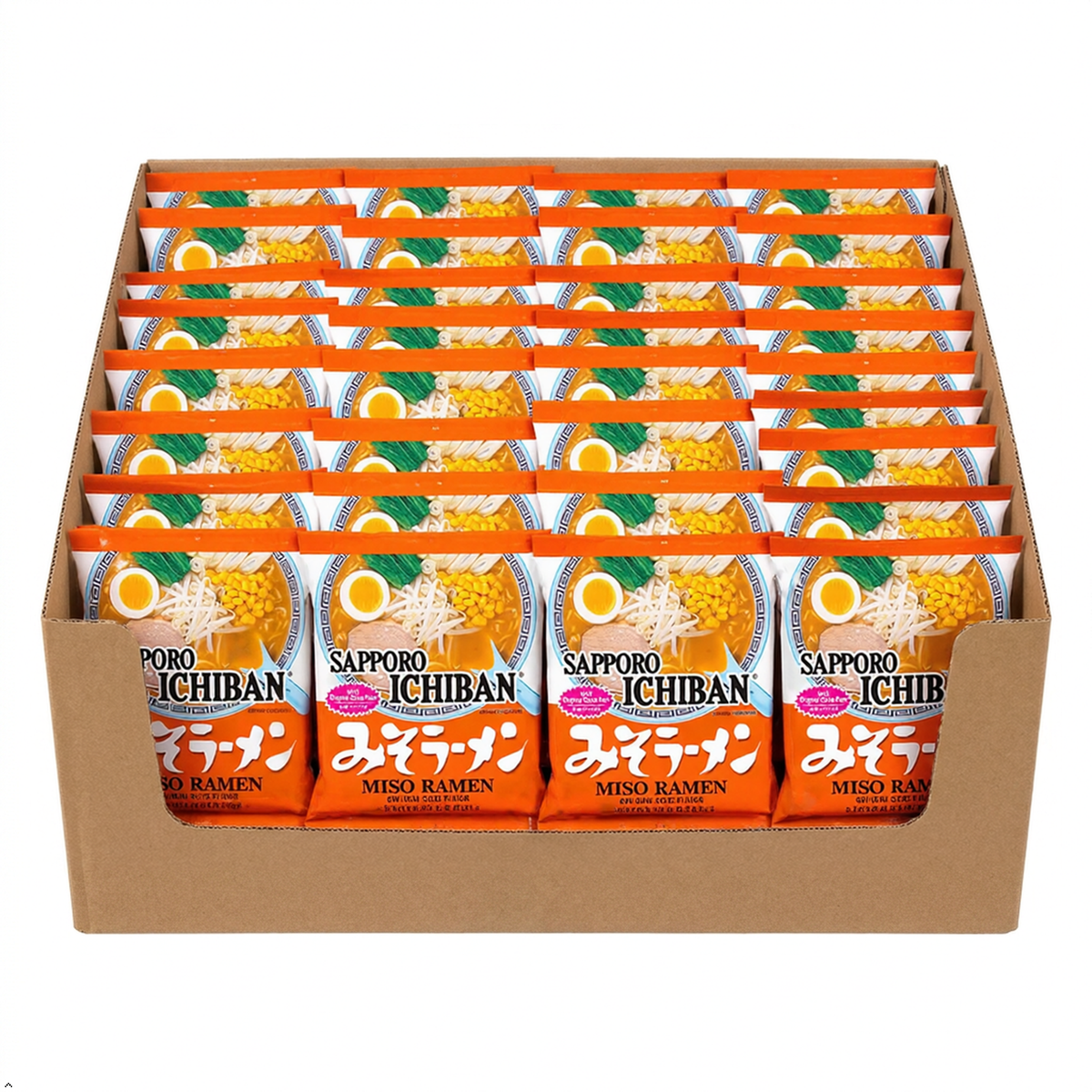 Sapporo Ichiban Miso Ramen Noodles, 3.5 oz, 24 Pouches Sapporo Ichiban