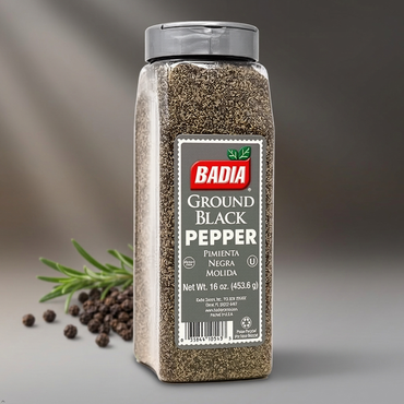 Badia Ground Black Pepper, 16 oz Badia