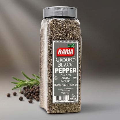 Badia Ground Black Pepper, 16 oz Badia