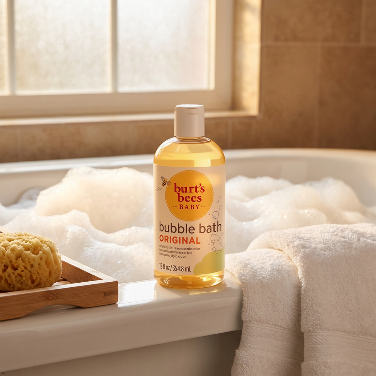 Burt's Bees Tear Free Baby Bubble Bath Wash, Default, 12 fl oz Burt's Bees