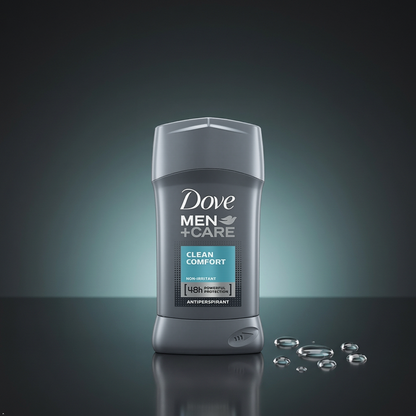 Dove Men+Care Antiperspirant Deodorant Stick Clean Comfort 2.7 oz (Pack of 5) Dove Men+Care