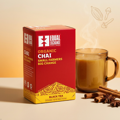 Equal Exchange Organic Chai, 20 Count (Pack of 3) Equal Exchange