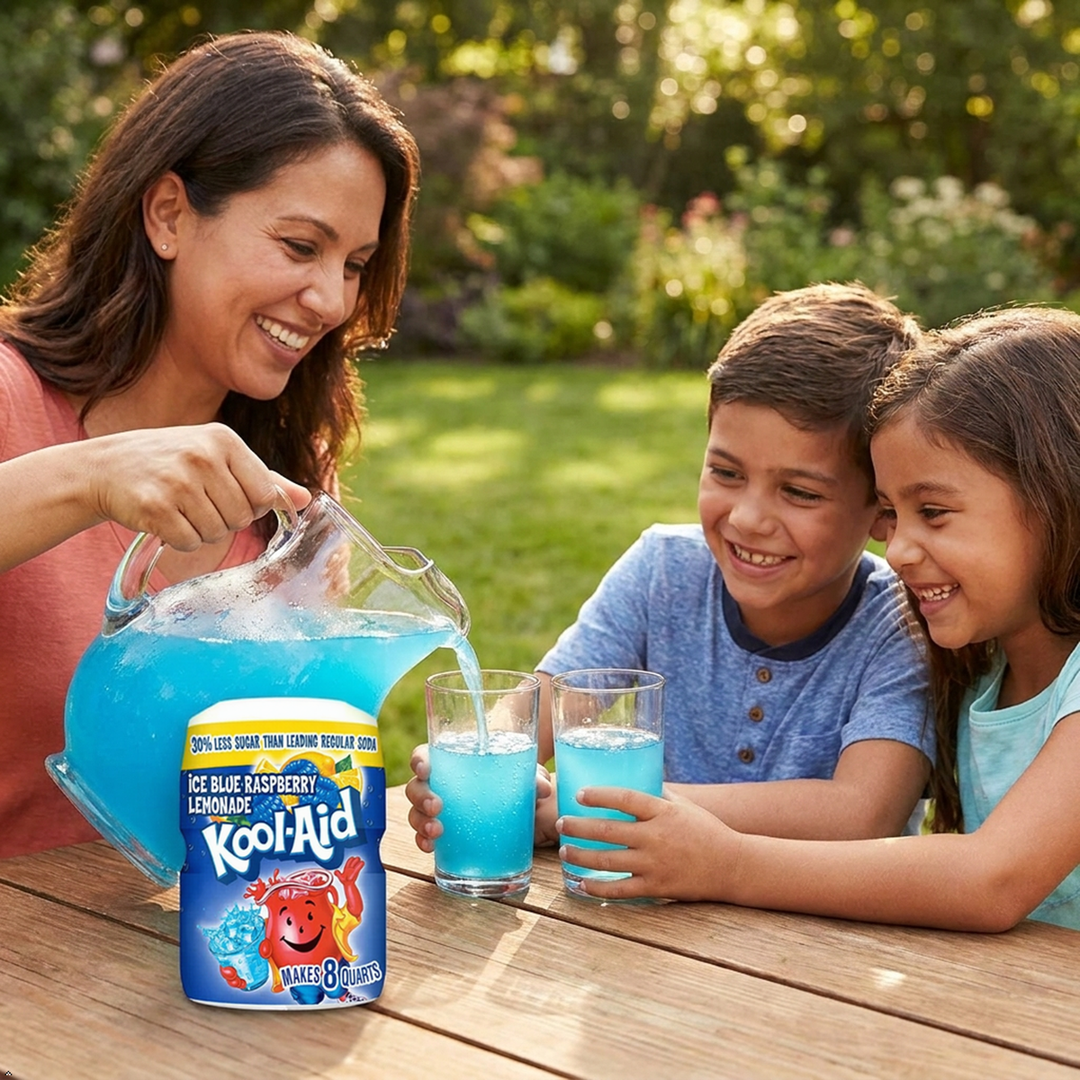 Kool-Aid Caffeine Free Blue Raspberry Lemonade Sweetened Powdered Drink Mix 1 Kool-Aid