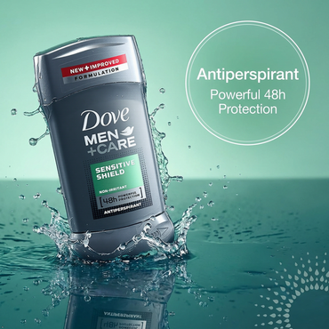 Dove Men+Care Antiperspirant Stick, Sensitive Shield, 2.6 oz (Pack of 4) Dove Men+Care