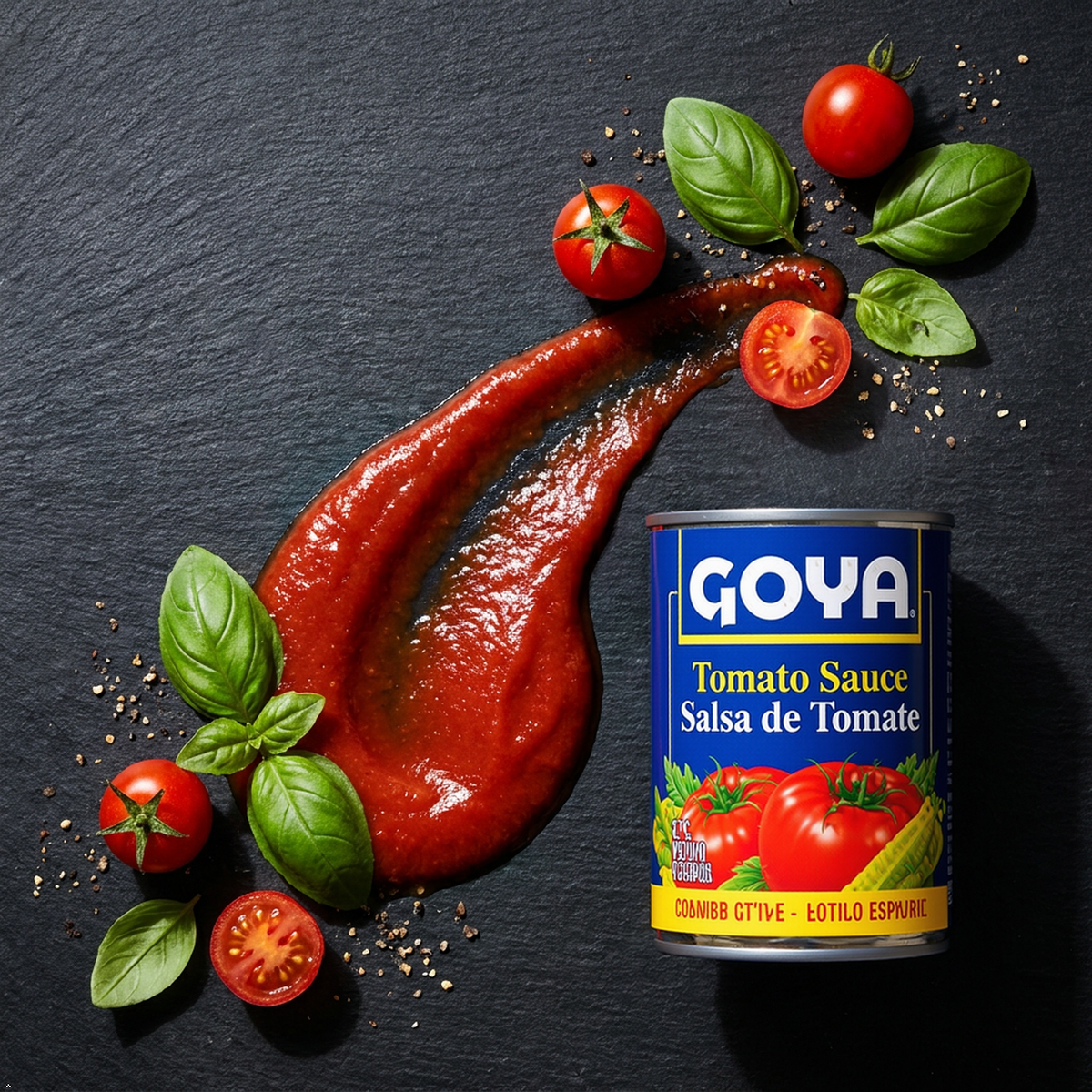 Goya Tomato Sauce "Salsa De Tomate" 8 oz Cans (Pack of 6) Bundle Goya