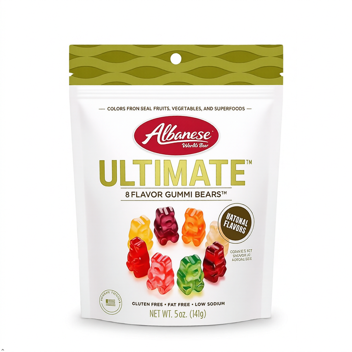 Albanese Ultimate 8 Flavor Gummi Bears 5 oz Albanese