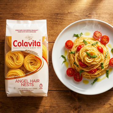 Colavita Pasta Nest Angel Hair 16 oz (Pack of 2) Colavita
