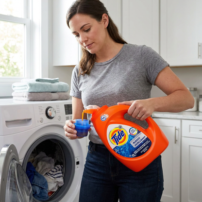 Tide Plus Bleach Alternative HE Liquid Laundry Detergent, 46 fl oz, 29 Loads Tide